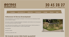 Desktop Screenshot of braendeplads.dk